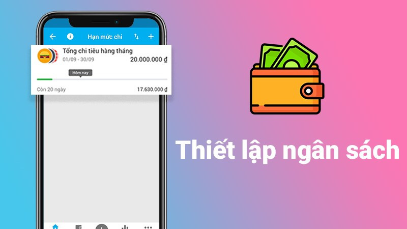 Thiết lập ngân sách MISA