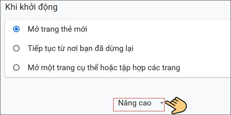 Tìm mục ngôn ngữ