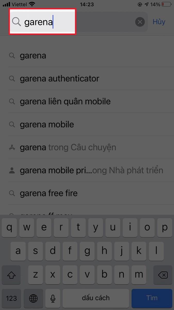 tìm với từ khóa Garena