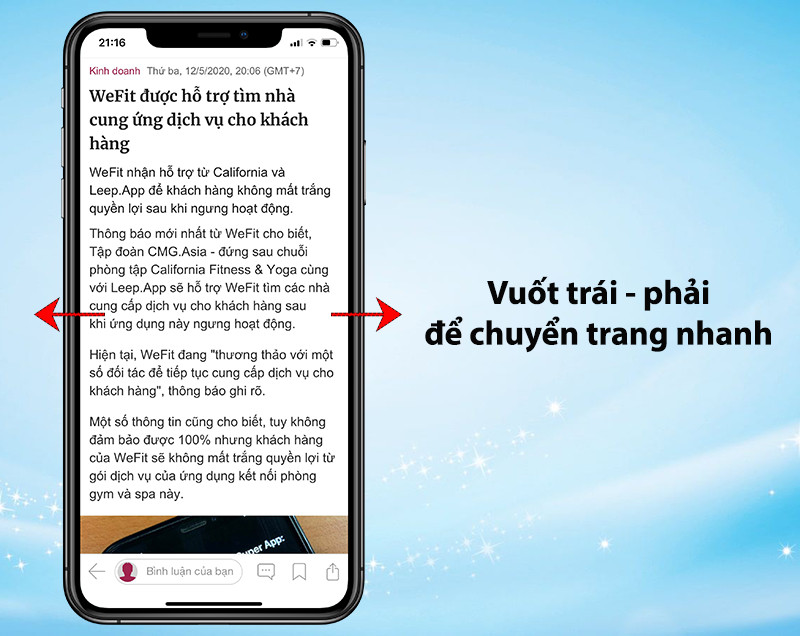 Tính năng thông minh trên VnExpress