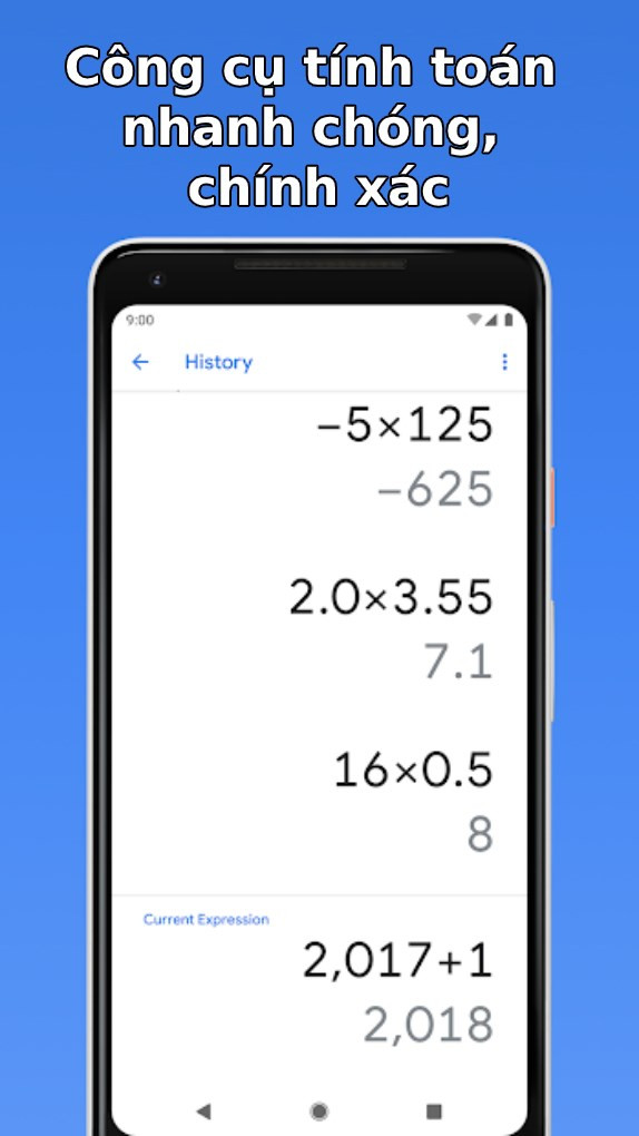 Tính toán nhanh và chính xác với Calculator