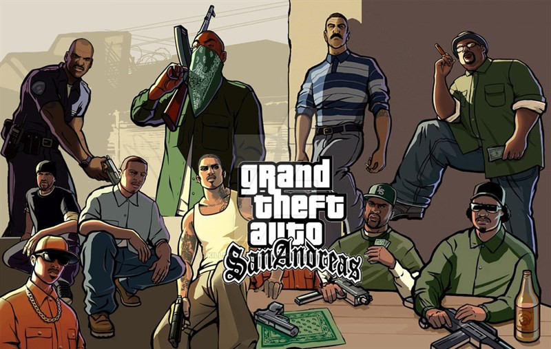 Tổng hợp bảng m&atilde; GTA San Andreas