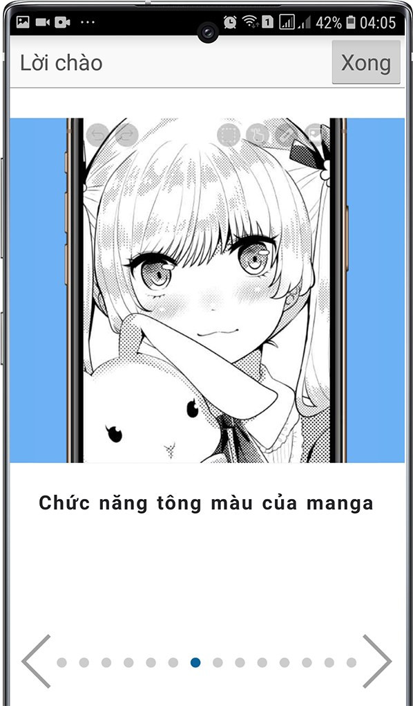 Tông màu Manga trên Ibis Paint X