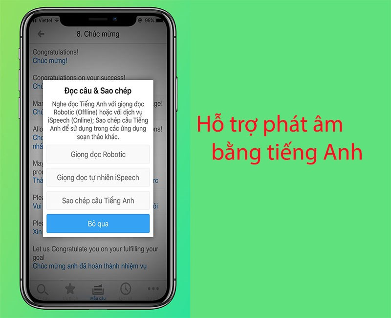 Tra câu hỗ trợ phát âm tiếng Anh 