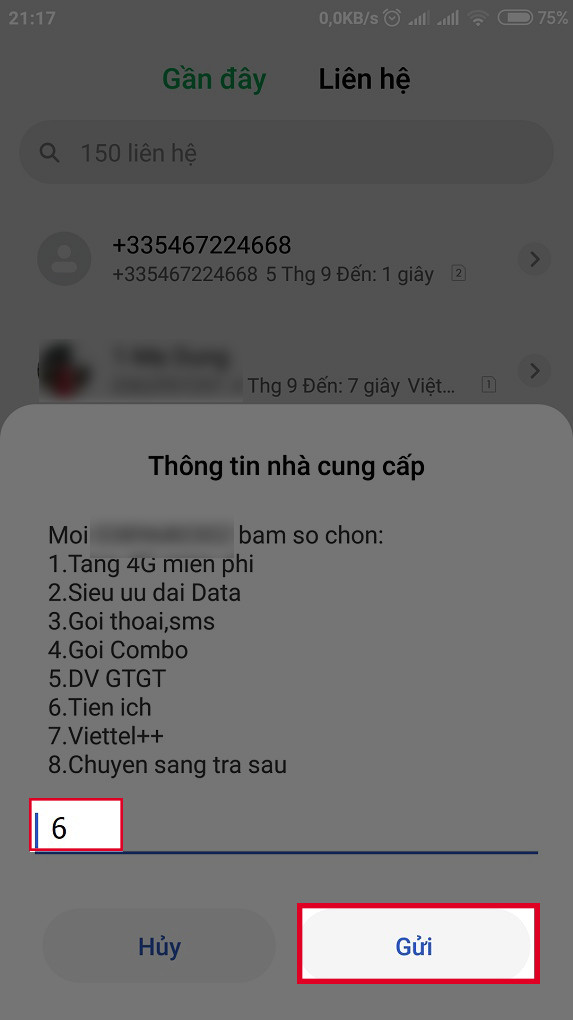 Tra cứu bằng điện thoại