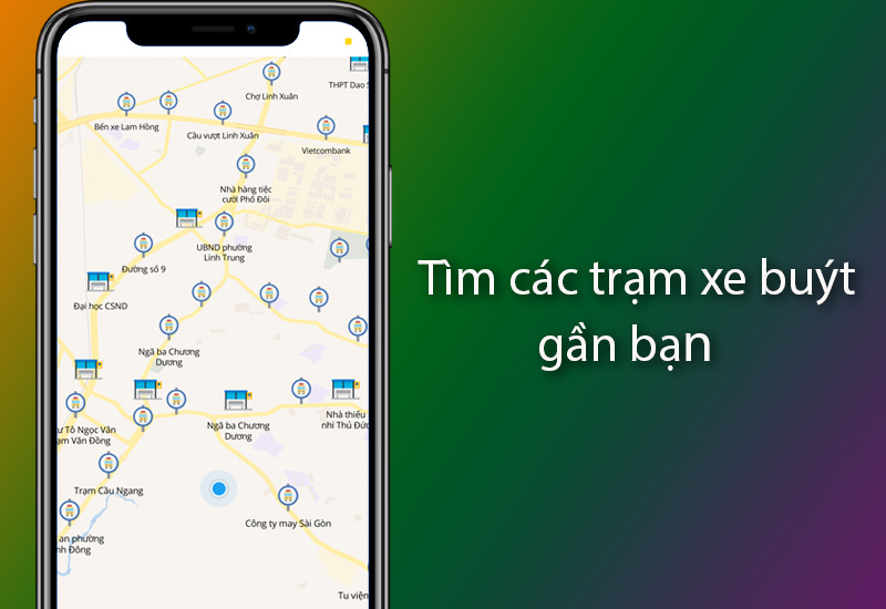 Trạm xe buýt gần đây trên Go!Bus