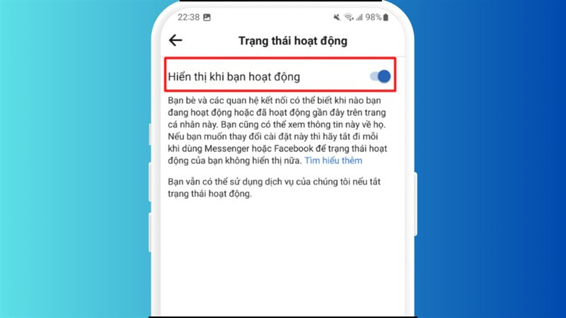 Treo nick Facebook trên Android (bước 3)