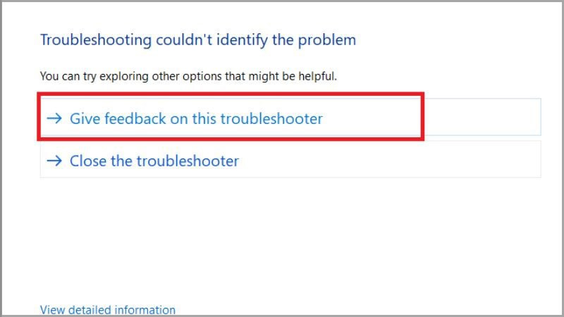 Troubleshooting không phát hiện lỗi