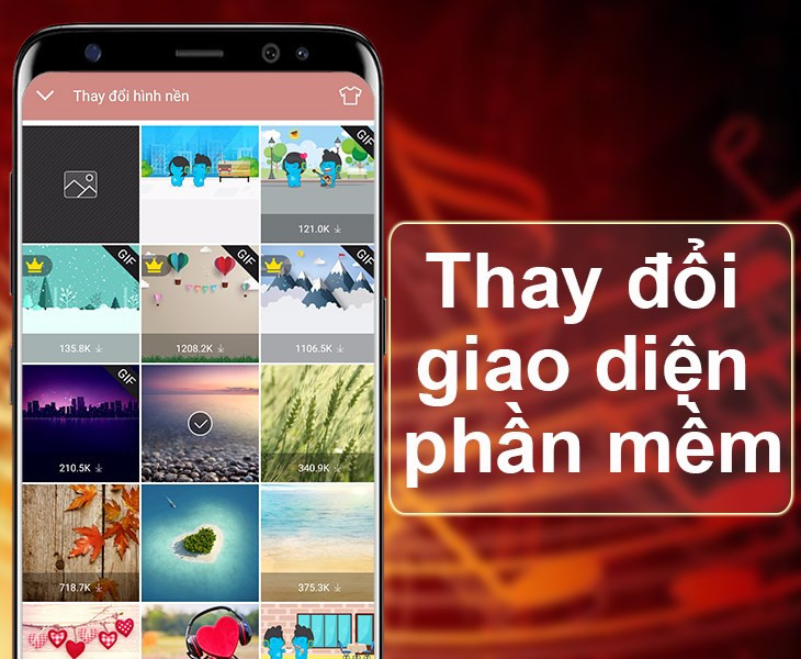 Tùy chỉnh giao diện NhacCuaTui