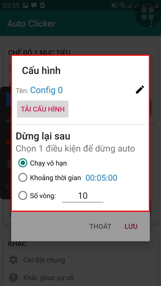 Tùy chỉnh nâng cao