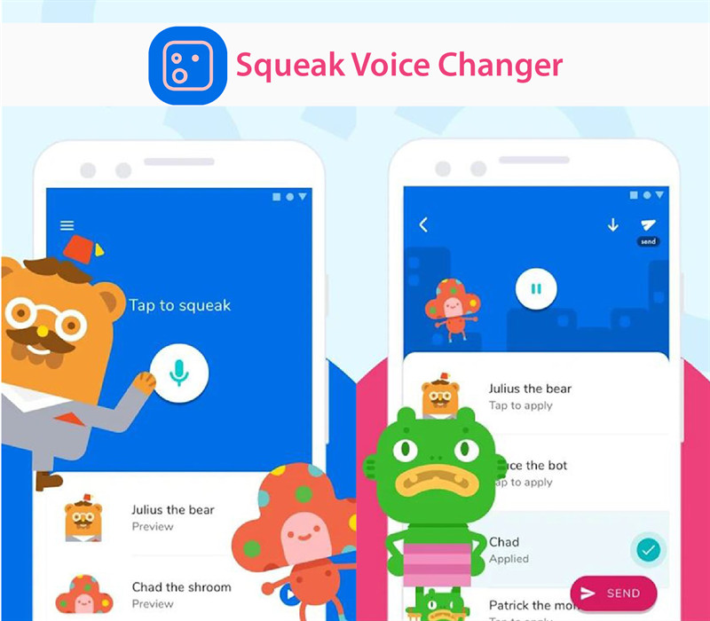 Ứng dụng Squeak Voice Changer