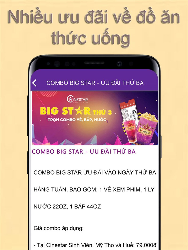 Ưu đ&atilde;i về đồ ăn thức uống