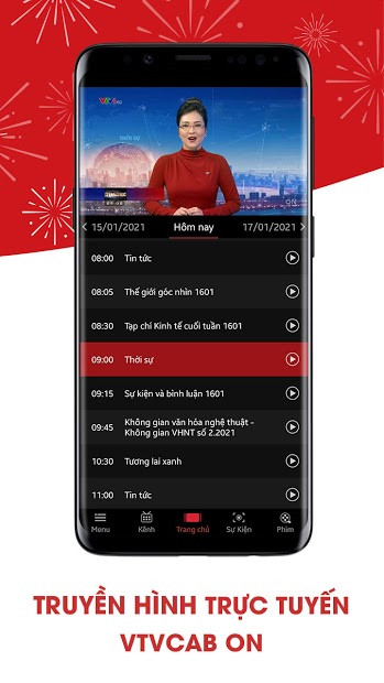 VTVcab ON trên điện thoại