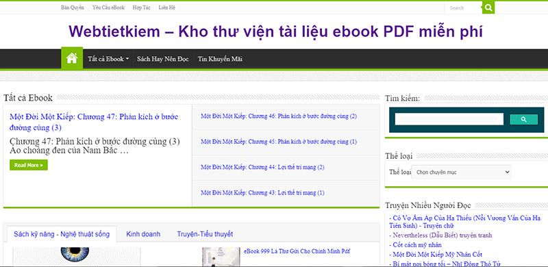 17 Trang Web Tải Ebook Miễn Phí Cho Mọt Sách Chính Hiệu