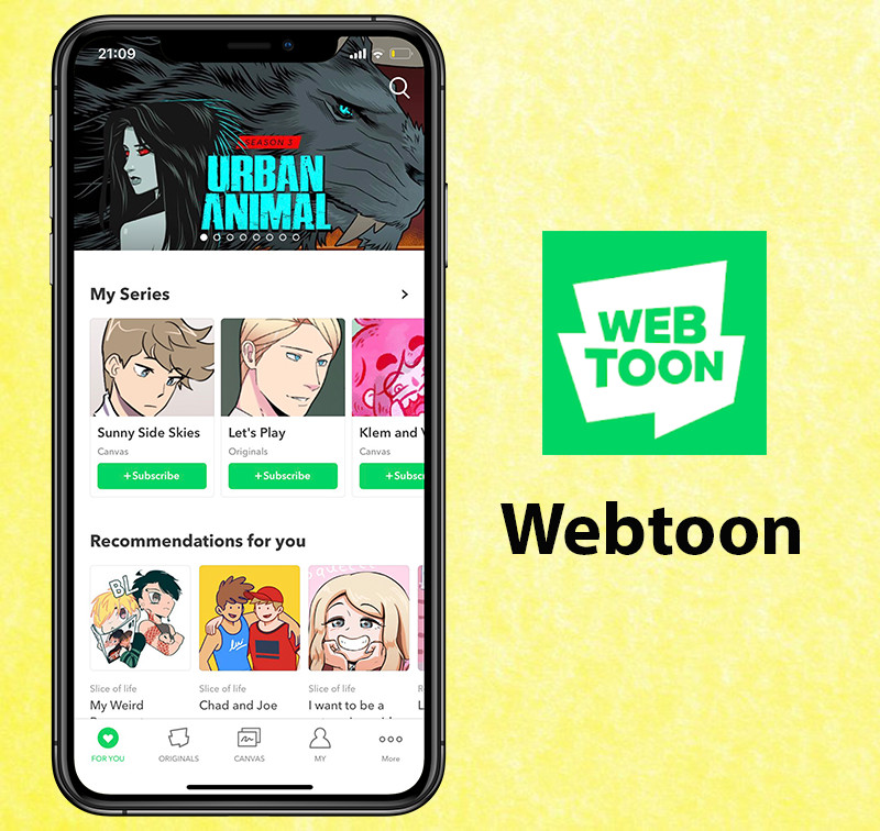 Webtoon, ứng dụng đọc truyện tranh