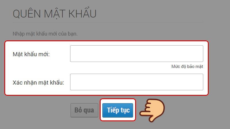 Xác nhận qua email