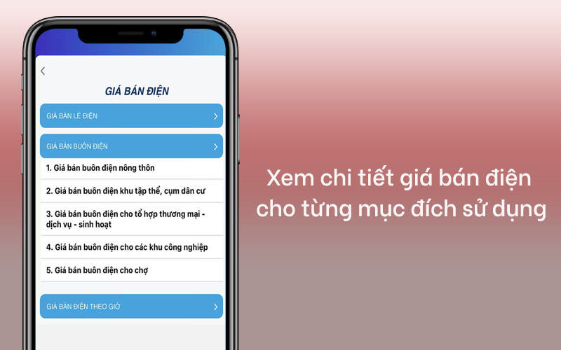 Xem chi tiết gi&aacute; b&aacute;n điện cho từng mục đ&iacute;ch sử dụng