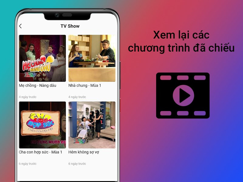 Xem lại chương trình truyền hình trên VTC NOW