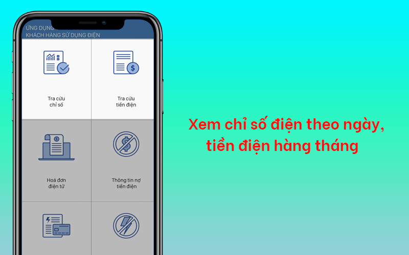 Xem v&agrave; nhận th&ocirc;ng b&aacute;o chỉ số điện theo ng&agrave;y, tiền điện h&agrave;ng th&aacute;ng