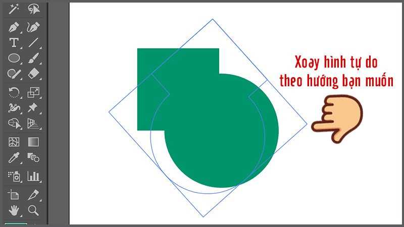 Thủ Thuật Xoay và Lật Hình trong Adobe Illustrator (AI) Dễ Dàng