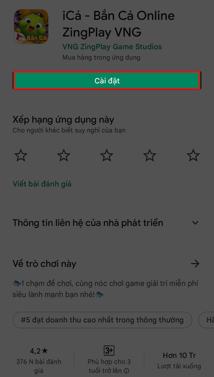 Hướng Dẫn Nạp Thẻ, Nạp Vàng iCá ZingPlay Đơn Giản & Nhanh Chóng