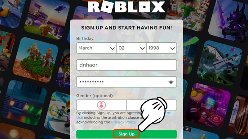 Hướng Dẫn Đăng Ký, Đăng Nhập và Chơi Roblox Chi Tiết Nhất