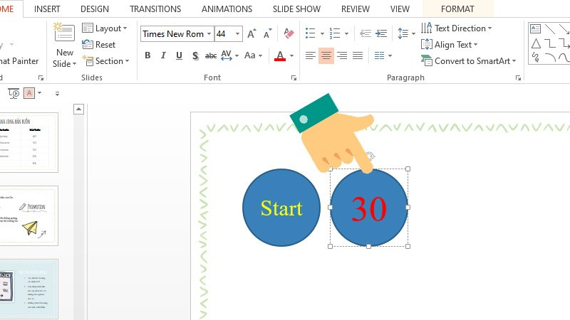 Hướng Dẫn Tạo Đồng Hồ Đếm Ngược Trong PowerPoint Cực Kỳ Đơn Giản