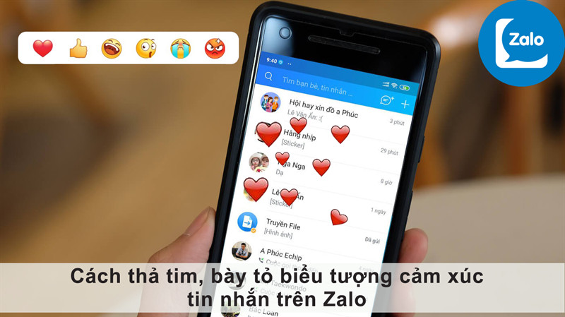 Thủ Thuật Zalo: Bày Tỏ Cảm Xúc Bằng Icon Tim và Emoji Độc Đáo