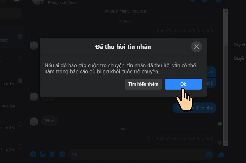 Hướng dẫn xóa tin nhắn Messenger cả hai bên trên điện thoại và máy tính