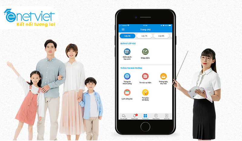 Hướng dẫn sử dụng eNetViet: Theo dõi kết quả học tập của con dễ dàng