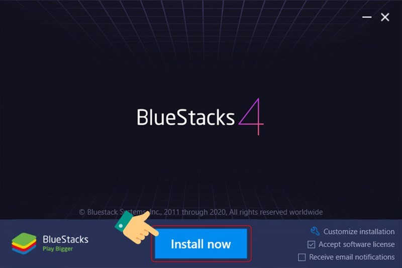 Alt: Cài đặt Bluestacks