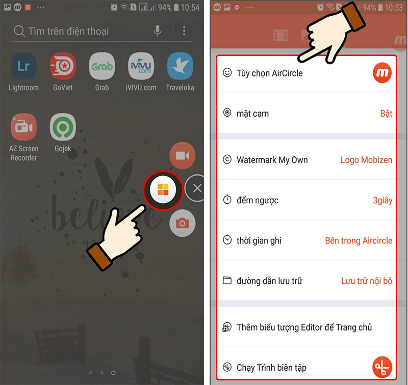 alt: Cài đặt Mobizen Screen Recorder