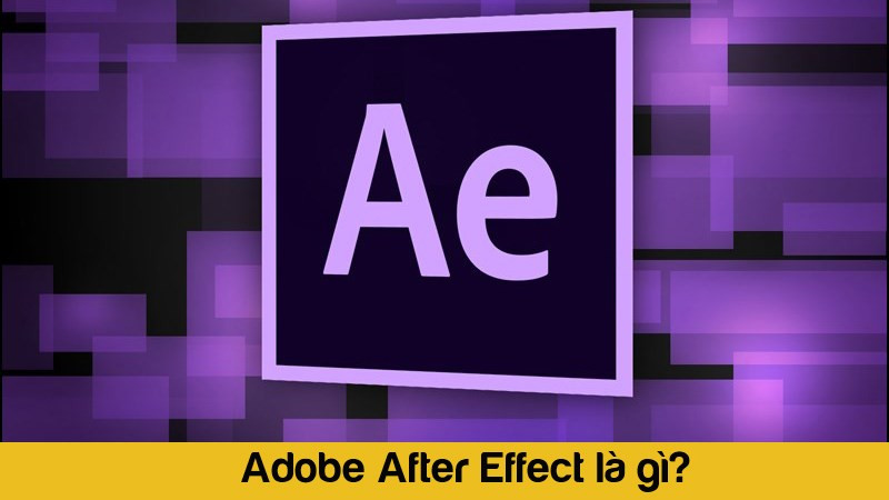 alt text: Giao diện làm việc của Adobe After Effects với nhiều công cụ chỉnh sửa video chuyên nghiệp