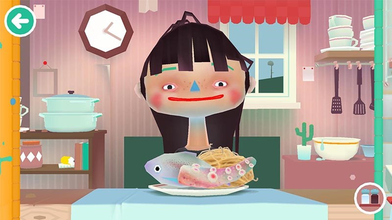 alt text: Hình ảnh game Toca Kitchen 2, một tựa game nấu ăn vui nhộn với đồ họa bắt mắt.