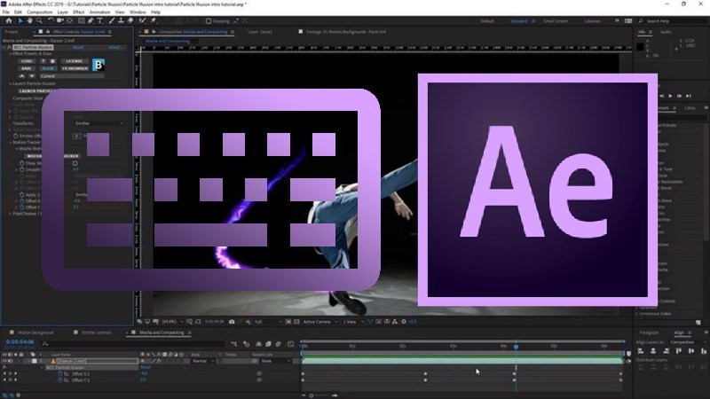 alt text: Hình ảnh minh họa lịch sử phát triển của Adobe After Effects qua các năm