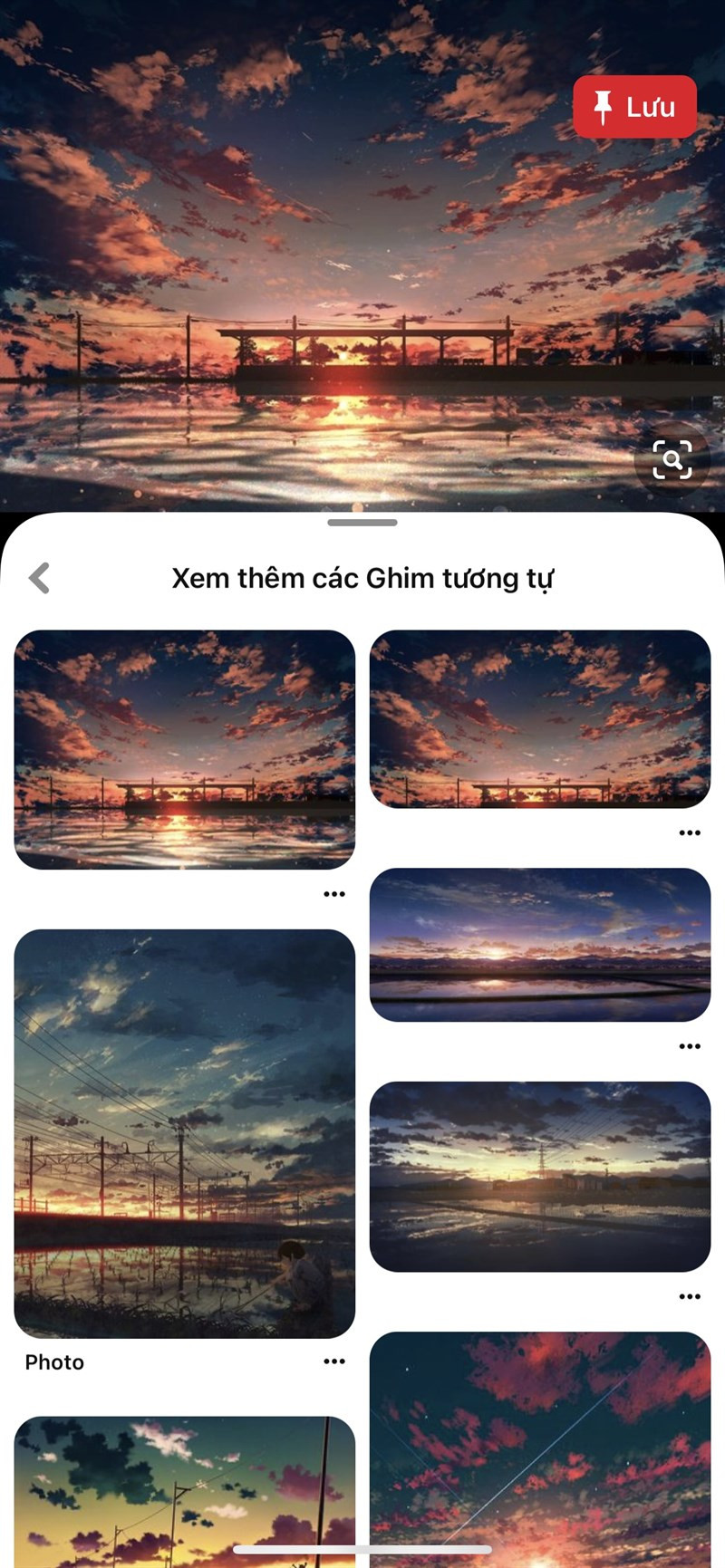 alt text: Kết quả tìm kiếm hình ảnh trên Pinterest