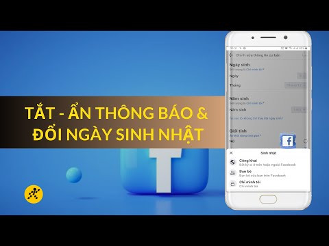 alt text: Video hướng dẫn ẩn và thay đổi ngày sinh trên Facebook