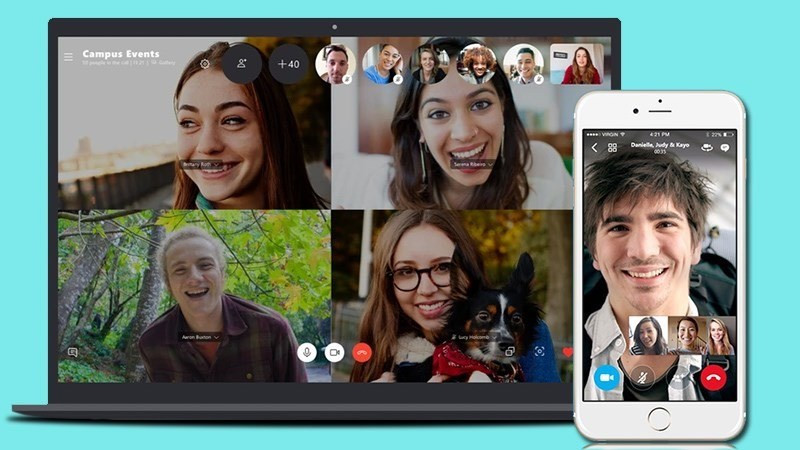 alt=Cuộc gọi video trên Skype