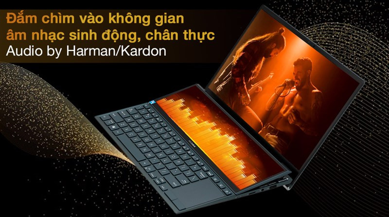 Âm thanh sống động với công nghệ Harman/Kardon