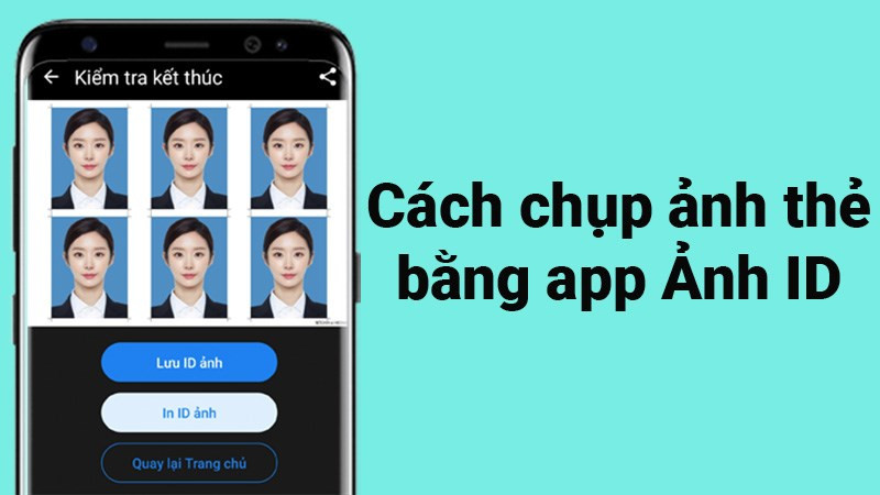 Ảnh minh họa 2 cách chụp ảnh thẻ