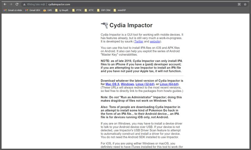 Cydia Impactor: Cài đặt Ứng dụng IPA lên iPhone, iPad Đơn Giản