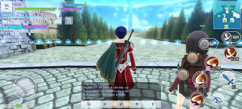 Bản đồ thế giới trong Sword Art Online: Integral Factor