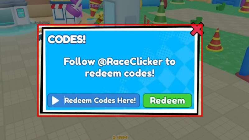 Code Race Clicker Roblox mới nhất tháng 10/2024: Nhận quà khủng, bứt phá thành tay đua số 1!