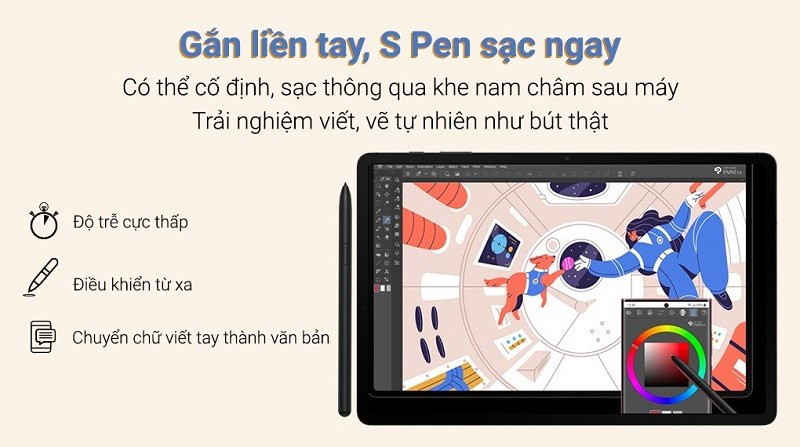 Bút S Pen cho mọi thao tác thêm dễ dàng