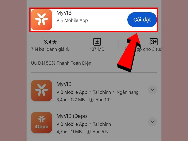 Cách mở tài khoản VIB online ứng dụng MyVIB