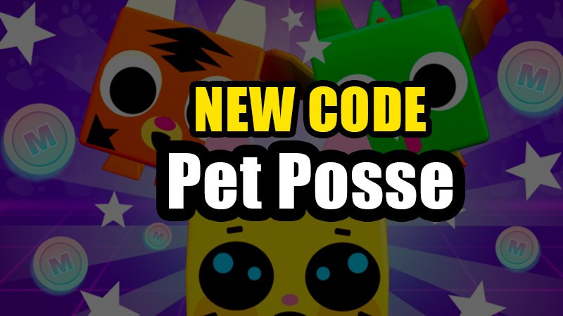 Cách nhập code Pet Posse