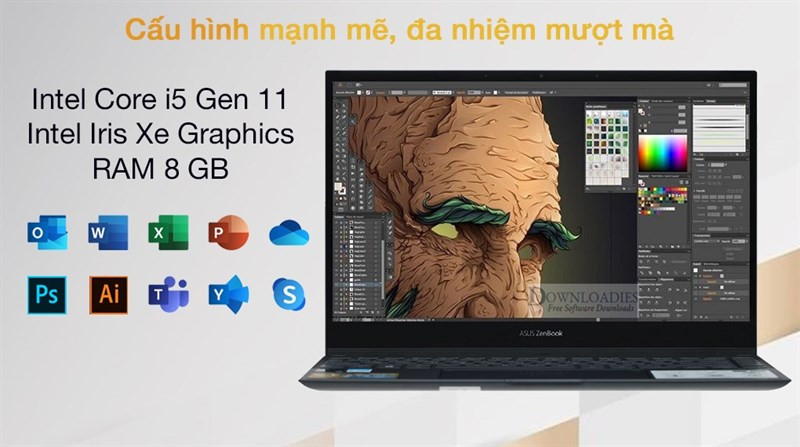 Cấu hình Asus ZenBook Flip