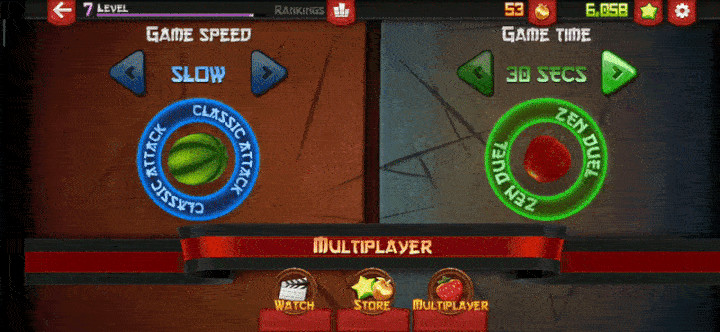 Chém hoa quả trong Fruit Ninja