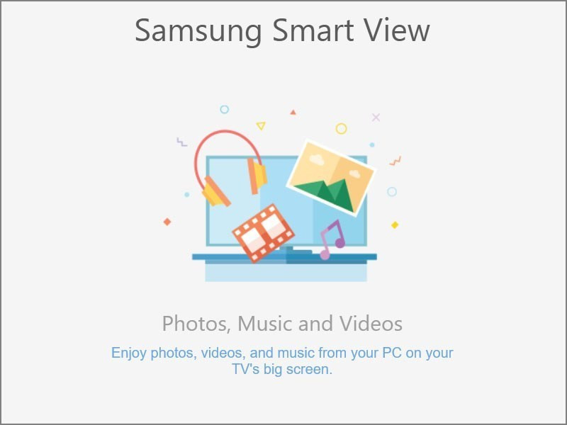 Chia sẻ hình ảnh lên tivi với Samsung Smart View