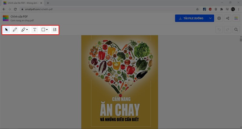 Chỉnh sửa PDF với Smallpdf